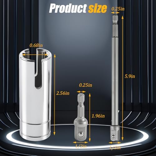 Trailer Scissor Jack Slotted Drill Adapter, Stainless Steel Vehicle T-Slot - Image 2