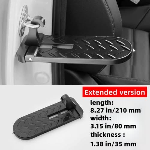 Car Door Step for Roof Access, Extended Folding Door Latch Step, Non-Slip - Image 3