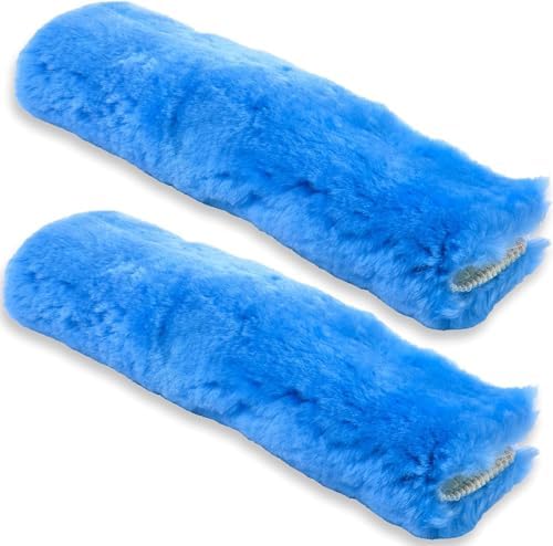 Andalus Genuine Sheepskin Car Seat Belt Cover Pad – Soft Fuzzy, Comfy Fluffy by AndalusBrand
