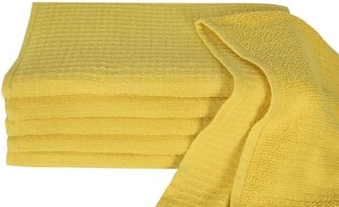 Dish Towels|Kitchen Dish Cloths Two-Sided Waffle Terry|13x28 Inches 100% Cotton - Image 3