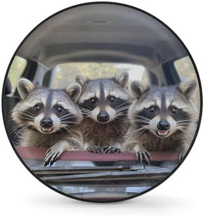 Raccoon Spare Tire Cover Waterproof Dust-Proof Spare Wheel Covers by Unknown