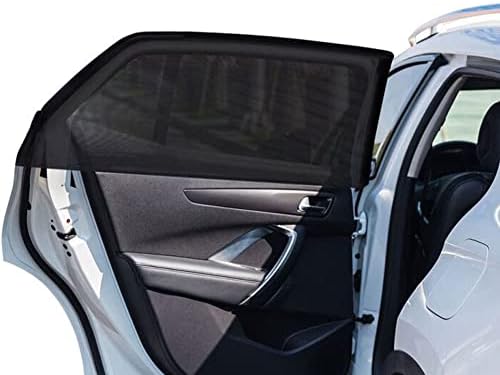 2 Pack Car Window Rear Side Mesh Screen 20"x43" Medium by TECUUL