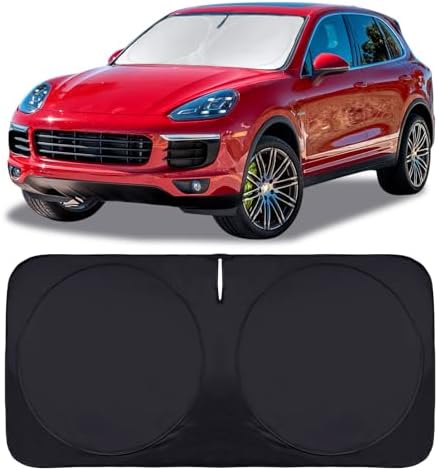 Windshield Sun Shade for 2019-2025 Porsche Cayenne Sunshade Sun Visor by INSAUTO