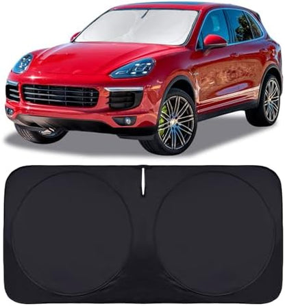 Windshield Sun Shade for 2019-2025 Porsche Cayenne Sunshade Sun Visor by INSAUTO