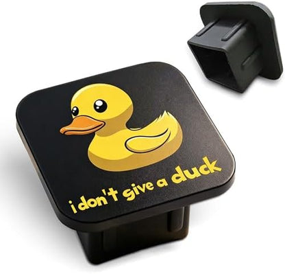 Trailer Hitch Cover I Don't Give a Duck Square 2 Inch Receiver Tube Plug Cover by Unknown