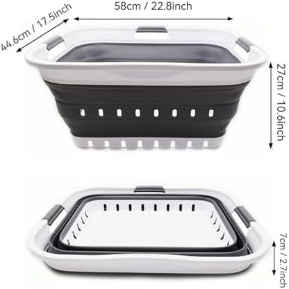 SAMMART 42L Collapsible Plastic Laundry Basket - Image 5