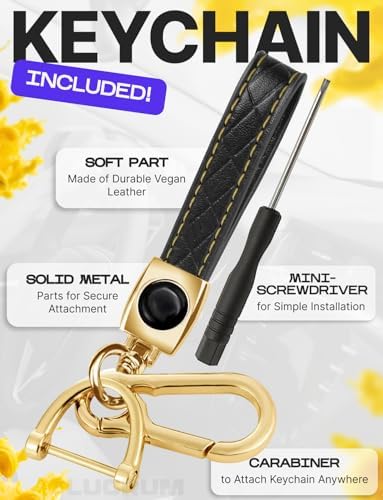Lucrum Compatible with Hyundai Key Fob Cover & Keychain - Image 5