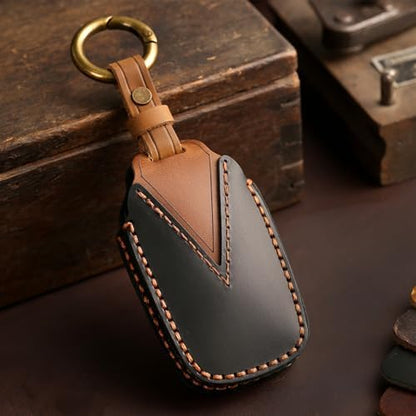 Leather Key Fob Cover, Compatible - Image 4