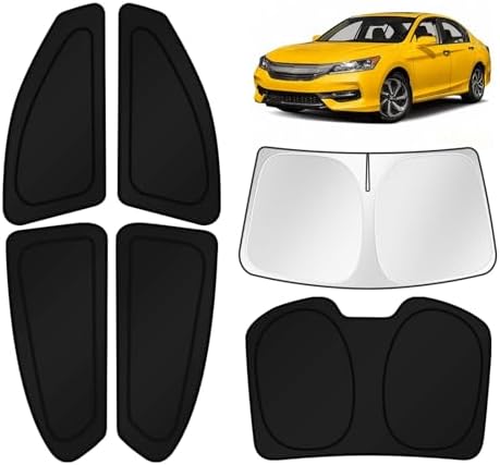 KUST Car Window Shades for 2013-2017 Honda Accord Accessories Windshield Sun by KUST