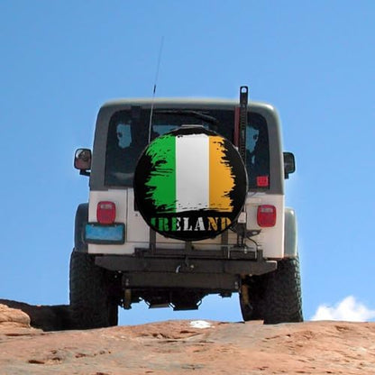 Generic Vintage Ireland Irish Flag Tire Covers, Dust-Proof Weatherproof Wheel - Image 5