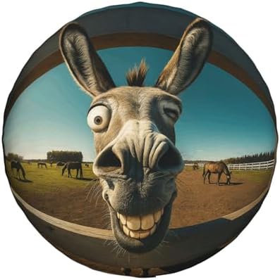Funny Donkey Spare Tire Cover Weatherproof Universal Wheel Protectors Wheel - Image 2