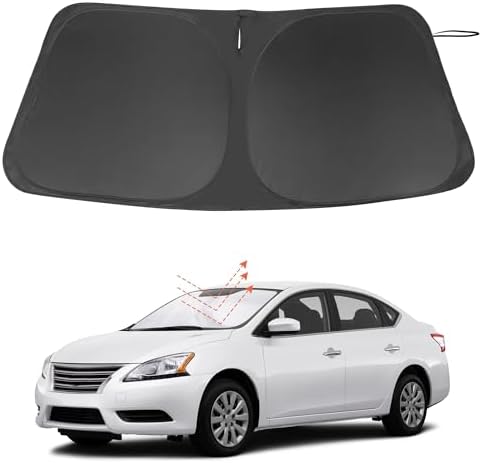 Windshield Sun Shade for 2014-2019 Nissan Sentra Accessories by LHFLIVE