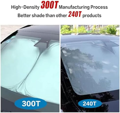 300T Sunshade for Tesla Model Y Model 3, Car Accessories 2026 for Tesla - Image 2