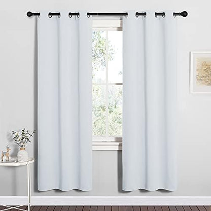 NICETOWN Room Darkening Curtains, 2 Panels, 34 by 72-inch - Image 2