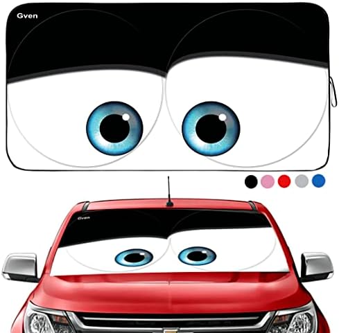 GVEN Windshield Sun Shades Car Sun Shade Protector Blocks UV Rays by Gven