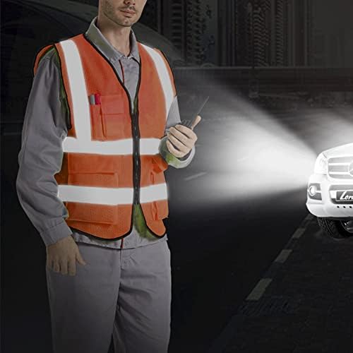 XIAKE Reflective Safety Vest for Men & Women High Visibility Class 2 Vest - Image 3