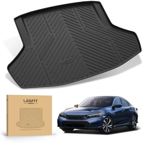 LASFIT All Weather Cargo Mats for Honda Civic 2022-2026 by LASFIT