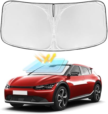 for Kia EV6 2022-2025 2026 Windshield Sun Shade by ZOIBVCARSUNSHADE
