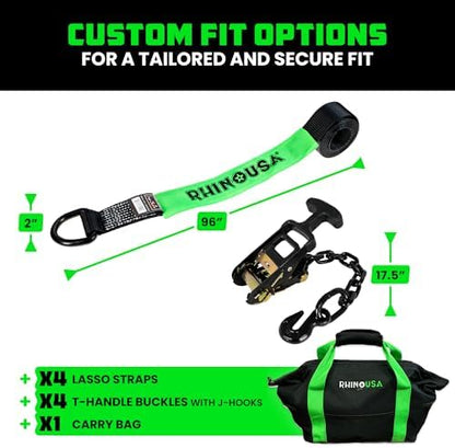 Rhino USA Car Hauler Tie Down Straps - Image 6