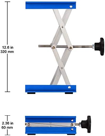 stonylab 8x8 inch Lab Jack, 200x200 mm Aluminum Alloy Top Deck Laboratory - Image 3