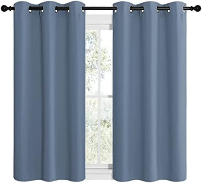 NICETOWN Home Fashion Thermal Insulated Solid Grommet Blackout Window Treatment - Image 2