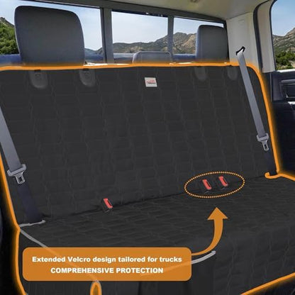 Reliadura Dog Car Seat Cover for Back Seat, Car Seat Covers for Pets, Nonslip - Image 3