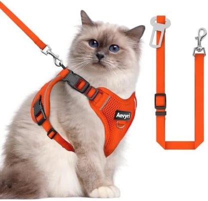 Cat Harness and Leash for Walking, 3 in 1 Adjustable Breathable Soft, Cat by Unknown