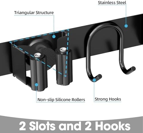 Broom Holder Wall Mount, Broom Hanger - Image 4