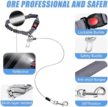 2 in 1 Chew Proof Dog Seat Belt - Image 5