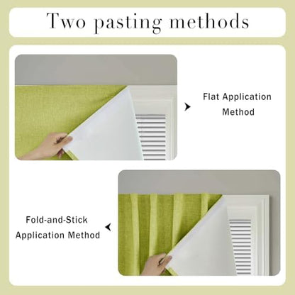 100% Blackout Self Adhesive Curtains- Stick on Curtains Shades Window Blinds - Image 5