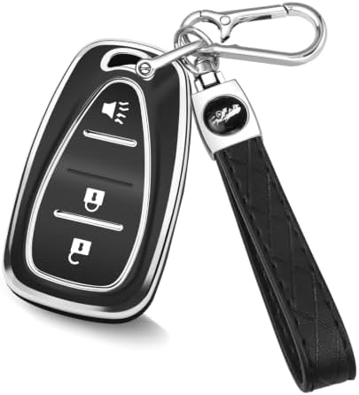 for Chevy Key Fob Cover, 3 Buttons TPU Key Cover by CARKEYCOVERforKERHXLE