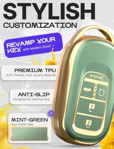 Lucrum Compatible with Honda Key Fob Cover & Keychain - Image 3