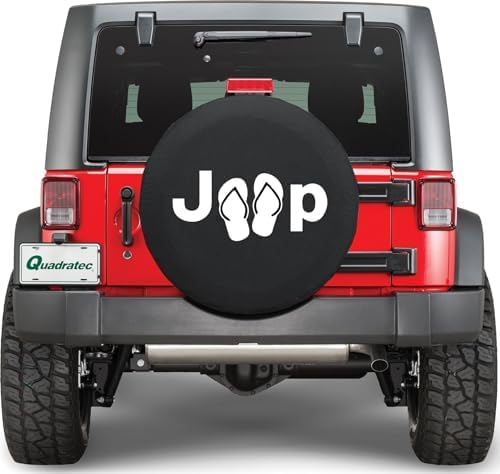 Quadratec Spare Tire Cover, Sandals Beach Logo Graphic by Quadratec