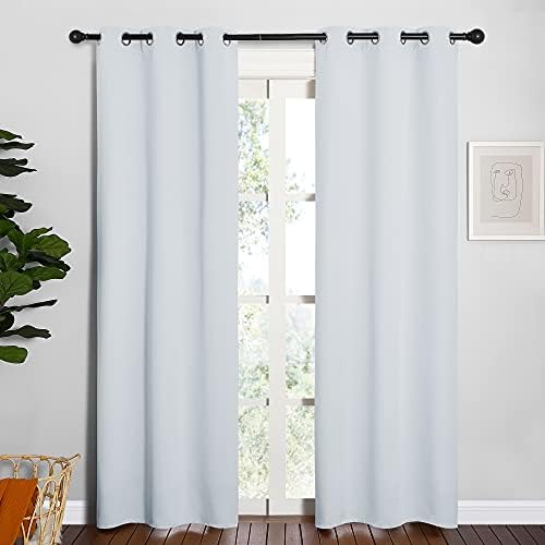 NICETOWN Room Darkening Curtains, 2 Panels, 34 by 84-inch - Image 2