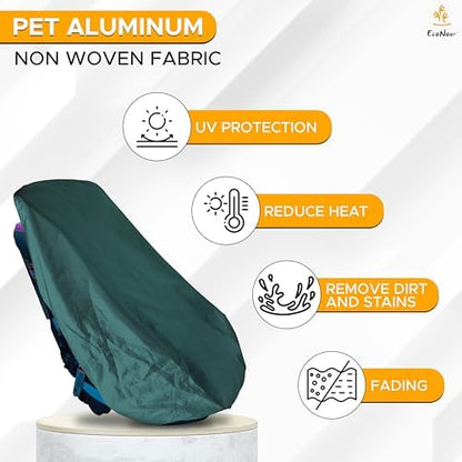 EcoNour Baby Car Seat Sun Shade Cover | Infant Car Seat Heat Protector | - Image 4