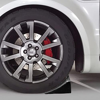 Fasmov 2 Pack Solid Rubber Heavy Duty Wheel Chock, Premium Chock - Image 4