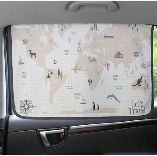 Magnetic Car Sun Shade Curtain for Side Window – Sun Blocker and UV Protector - Image 2