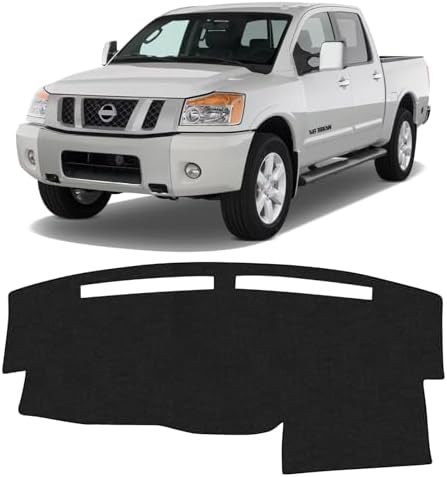KUST Black Dash Cover for 2004-2012 Nissan Titan/ 2004-2007 Nissan Armada by KUST