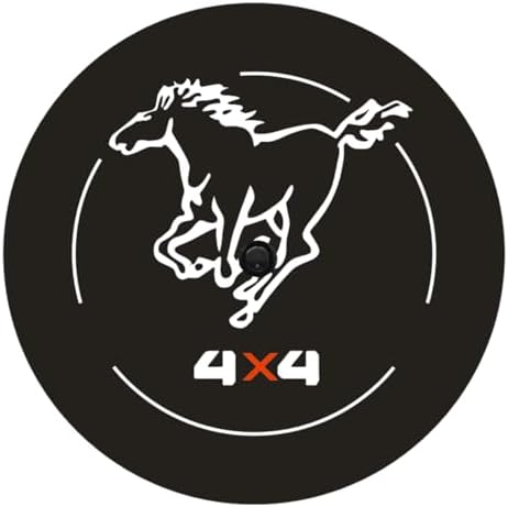 Horse 4X4 Spare Tire Wheel Cover by Aolowewin