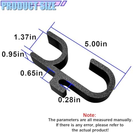 2PCS Car Trunk Umbrella Hook, Universal No Drilling Car Interior Storage Hanger - Image 2