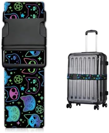 Luggage Strap for Suitcases Adjustable Travel Belt by Unknown
