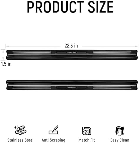 ZZEQYG 2 Pcs Front Door Sill Protector - Image 3
