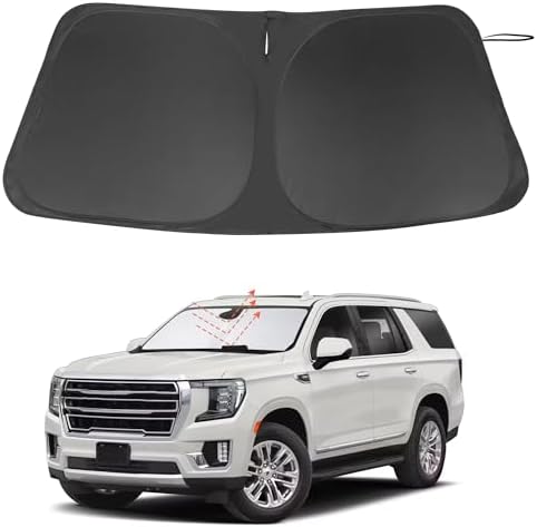 Windshield Sun Shade for 2021-2025 GMC Yukon XL/Chevy Suburban by LHFLIVE