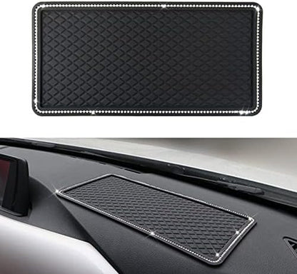 Car Dashboard Anti-Slip Rubber Pad, Universal Car Dash Sticky Adhesive Mat by Middrivr