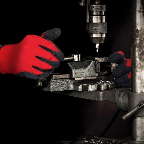 Evridwear Crinkle Latex Rubber Hand Coated Safety Work Gloves - Image 5