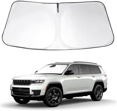 Windshield Sun Shade Sunshade for 2021-2026 Jeep Grand Cherokee L by LHFLIVE