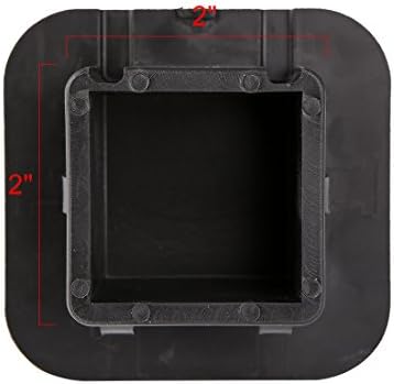CZC AUTO Trailer Hitch Cover, 2 inch Tow Receiver Tube Plug Cap - Image 2