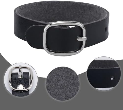 GORGECRAFT 10Pcs PU Leather Luggage Labels Strap Adjustable Faux Black Luggage - Image 6