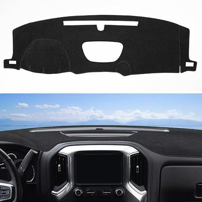 SKYLOTEC Dash Cover Mat for 2019-2025 Chevy Silverado 1500 2500HD 3500HD by SKYLOTEC