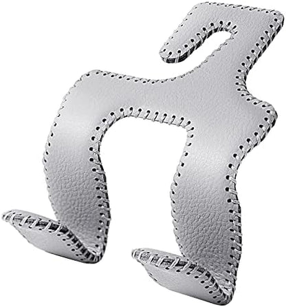 2 in 1 Car Headrest Hooks for Purses and Bags, Upgraded Leather Organizer by LANVRION